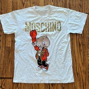 No tags Moschino Porky Pig tee